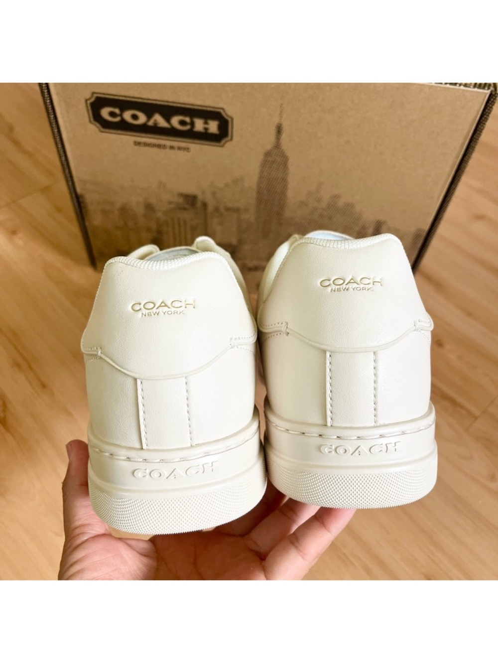 Coach High Line Sneaker With Heart Women 10.0 B # CBR66 - Picture 11 of 13